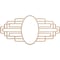 Ekena Millwork Elizabeth Wood Fretwork Pierced Ceiling Medallion, Alder, 18"W x 9"H x 5"IW x 8 1/2"IH x 1/4"T CMWP18X09X0250EBAL - alternate 1